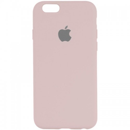 Чехол Silicone Case Full Protective (AA) для Apple iPhone 6/6s (4.7") Розовый / Chalk Pink
