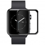 Полимерная плёнка 3D (full glue) (тех.пак) для Apple Watch 44mm Чёрный