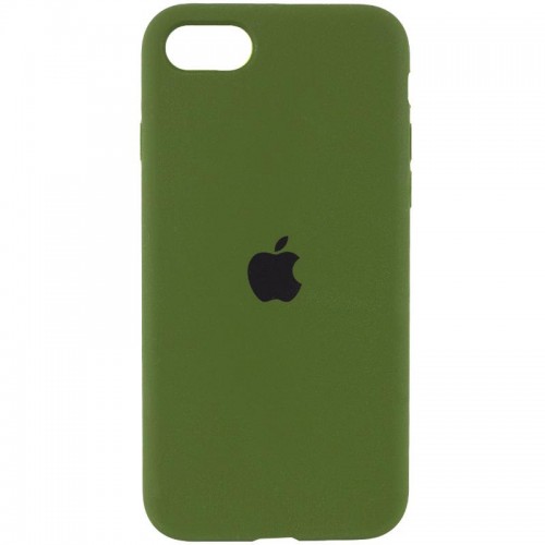 Чохол Silicone Case Full Protective (AA) для Apple iPhone SE (2020) / 7 / 8 (4.7") Зелений / Dark Olive