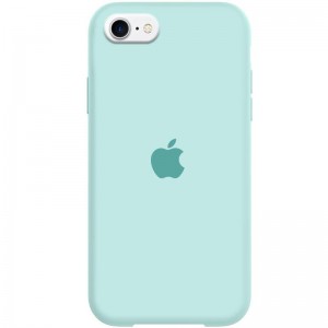 Чехол Silicone Case Full Protective (AA) для Apple iPhone SE (2020) / 7 / 8 (4.7") Бирюзовый / Turquoise