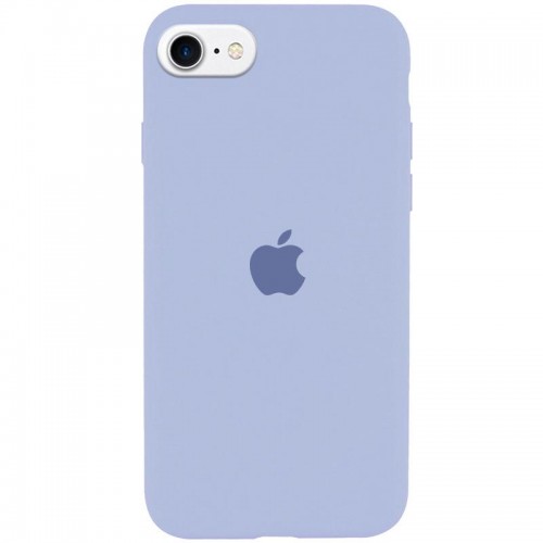 Чохол Silicone Case Full Protective (AA) для Apple iPhone SE (2020) / 7 / 8 (4.7") Блакитний / Lilac Blue