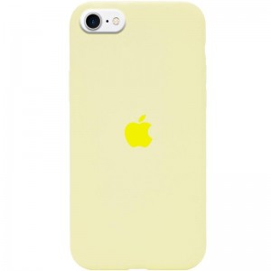 Чохол Silicone Case Full Protective (AA) для Apple iPhone SE (2020) / 7 / 8 (4.7") Жовтий / Mellow Yellow