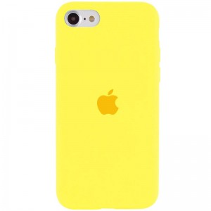 Чохол Silicone Case Full Protective (AA) для Apple iPhone SE (2020) / 7 / 8 (4.7") Жовтий / Yellow