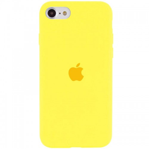 Чохол Silicone Case Full Protective (AA) для Apple iPhone SE (2020) / 7 / 8 (4.7") Жовтий / Yellow