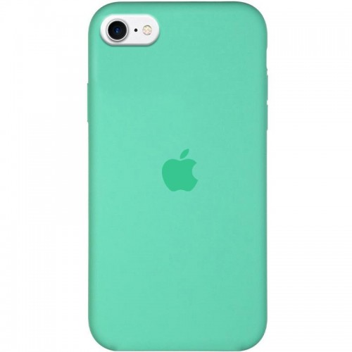 Чохол Silicone Case Full Protective (AA) для Apple iPhone SE (2020) / 7 / 8 (4.7") Зелений / Spearmint