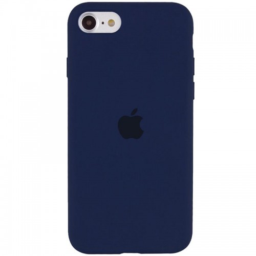 Чохол Silicone Case Full Protective (AA) для Apple iPhone SE (2020) / 7 / 8 (4.7") Темно-синій / Midnight blue