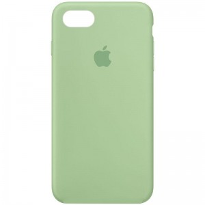 Чехол Silicone Case Full Protective (AA) для Apple iPhone SE (2020) / 7 / 8 (4.7") Зеленый / Pistachio