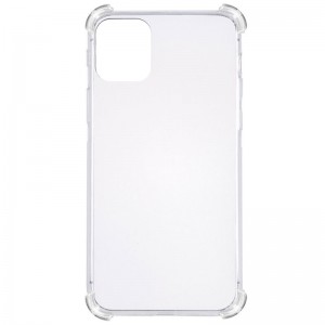 TPU чохол GETMAN Ease logo посилені кути для Apple iPhone 11 (6.1") Безбарвний (прозорий)
