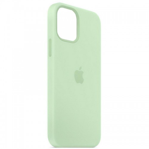 Чехол Silicone Case Full Protective (AA) для Apple iPhone 12 Pro Max (6.7") Зеленый / Pistachio