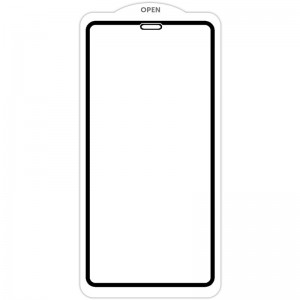 Захисне скло SKLO 5D (тех.пак) для Apple iPhone 12 mini (5.4") Чорний / Біла підкладка