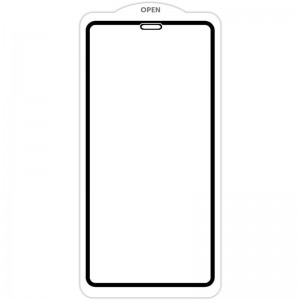 Захисне скло SKLO 5D (тех.пак) для Apple iPhone 12 Pro / 12 (6.1") Чорний