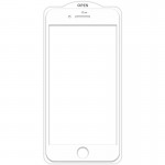 Защитное стекло SKLO 5D (тех.пак) для Apple iPhone 7 plus / 8 plus (5.5") Белый / Белая подложка