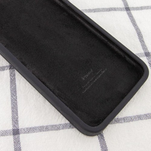 Чохол Silicone Case Square Full Camera Protective (AA) для Apple iPhone 11 Pro (5.8") Чорний / Black