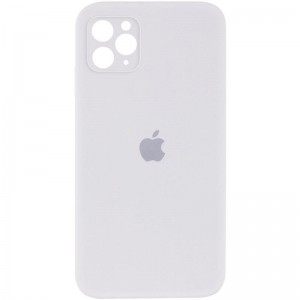 Чохол Silicone Case Square Full Camera Protective (AA) для Apple iPhone 11 Pro (5.8") Білий / White