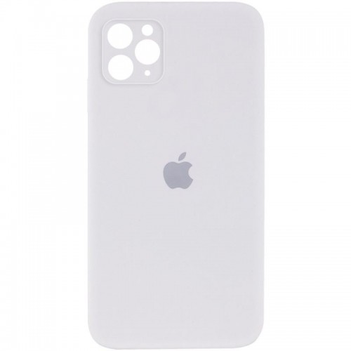 Чехол Silicone Case Square Full Camera Protective (AA) для Apple iPhone 11 Pro (5.8") Белый / White
