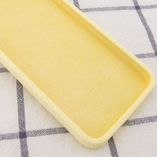 Чохол Silicone Case Square Full Camera Protective (AA) для Apple iPhone 11 Pro (5.8") Жовтий / Mellow Yellow