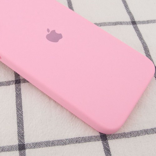 Чохол Silicone Case Square Full Camera Protective (AA) для Apple iPhone 11 Pro (5.8") Рожевий / Light pink