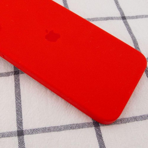 Чохол Silicone Case Square Full Camera Protective (AA) для Apple iPhone 11 Pro Max (6.5") Червоний / Red