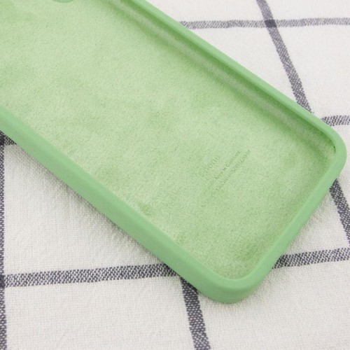 Чохол Silicone Case Square Full Camera Protective (AA) для Apple iPhone 11 Pro Max (6.5") М'ятний / Mint
