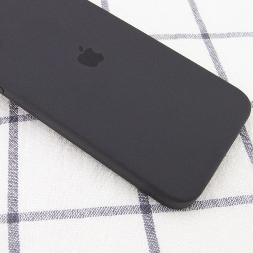 Чохол Silicone Case Square Full Camera Protective (AA) для Apple iPhone 11 Pro Max (6.5") Сірий / Dark Gray