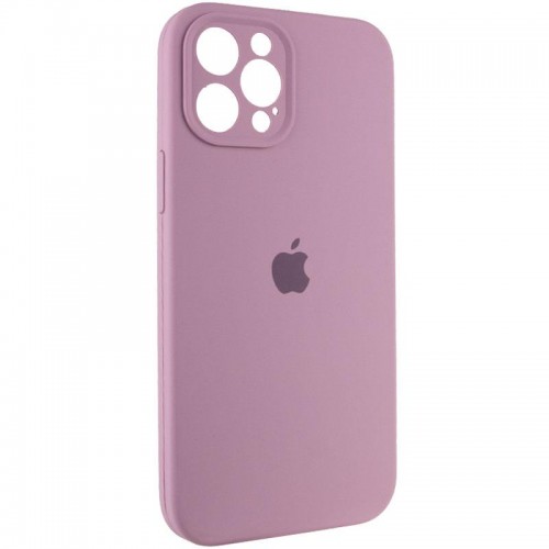 Чохол Silicone Case Full Camera Protective (AA) для Apple iPhone 12 Pro (6.1") Ліловий / Lilac Pride