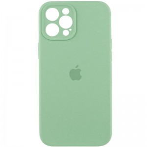 Чехол Silicone Case Full Camera Protective (AA) для Apple iPhone 12 Pro (6.1") Зелёный / Pistachio