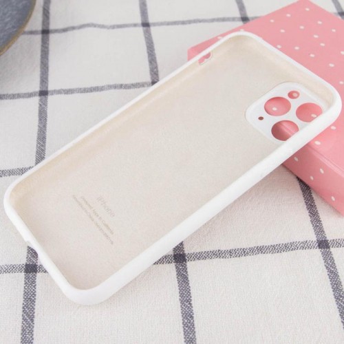 Чехол Silicone Case Full Camera Protective (AA) для Apple iPhone 12 Pro Max (6.7") Белый / White