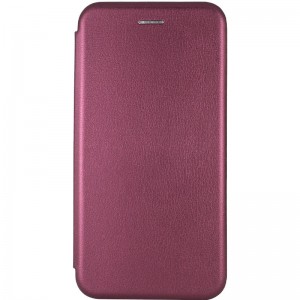Шкіряний чохол-книжка Classy для Apple iPhone 11 (6.1") Бордовий