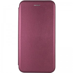 Шкіряний чохол-книжка Classy для Apple iPhone X / XS (5.8") Бордовий