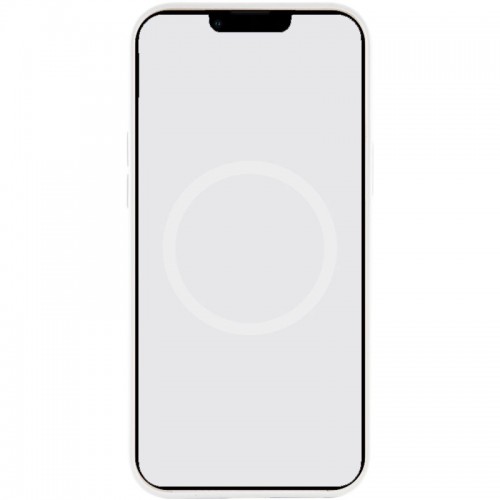 Чехол Silicone case (AAA) with Magsafe and Animation для Apple iPhone 12 Pro / 12 (6.1") Белый / White