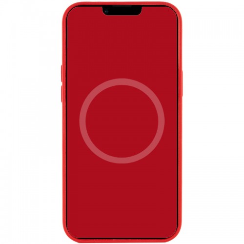 Чохол Silicone case (AAA) with Magsafe and Animation для Apple iPhone 12 Pro Max (6.7") Червоний / Red