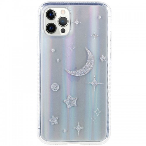 TPU+Glass чохол Aurora Space для Apple iPhone 12 Pro Max (6.7") Місяць