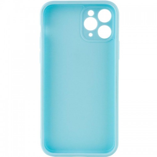 Силіконовий чохол Candy Full Camera для Apple iPhone 11 Pro (5.8") Бірюзовий / Turquoise