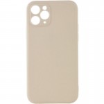 Силіконовий чохол Candy Full Camera для Apple iPhone 11 Pro Max (6.5") Бежевий / Antique White