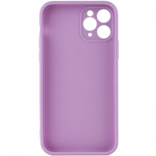 Силіконовий чохол Candy Full Camera для Apple iPhone 11 Pro Max (6.5") Бузковий / Dasheen