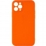 Силіконовий чохол Candy Full Camera для Apple iPhone 12 Pro (6.1") Помаранчевий / Orange