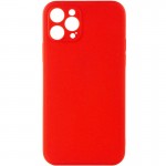 Силіконовий чохол Candy Full Camera для Apple iPhone 12 Pro Max (6.7") Червоний / Red