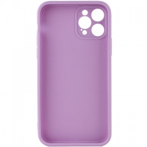Силіконовий чохол Candy Full Camera для Apple iPhone 12 Pro Max (6.7") Сливовий / Purple
