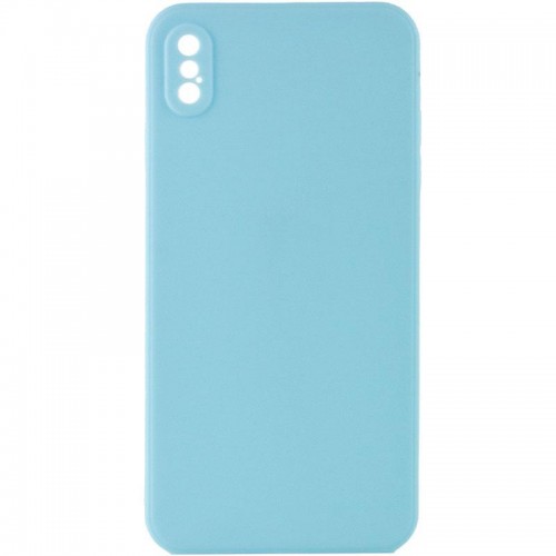 Силіконовий чохол Candy Full Camera для Apple iPhone XS Max (6.5") Бірюзовий / Turquoise