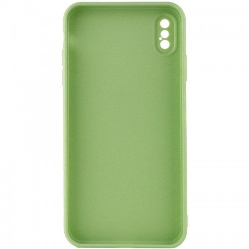 Силіконовий чохол Candy Full Camera для Apple iPhone XS Max (6.5") Фісташковий