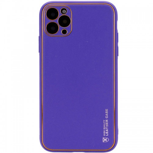 Шкіряний чохол Xshield для Apple iPhone 12 Pro (6.1") Фіолетовий / Ultra Violet