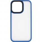 TPU+PC чохол Metal Buttons для Apple iPhone 13 Pro Max (6.7") Блакитний