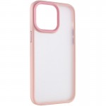 Чехол TPU+PC Metal Buttons для Apple iPhone 13 Pro Max (6,7") Розовый