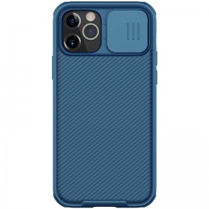 Карбонова накладка Nillkin CamShield Pro для Apple iPhone 13 Pro Max (6.7") Blue