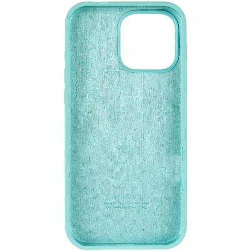 Чехол Silicone Case Full Protective (AA) для Apple iPhone 13 Pro (6.1") Бирюзовый / Marine Green