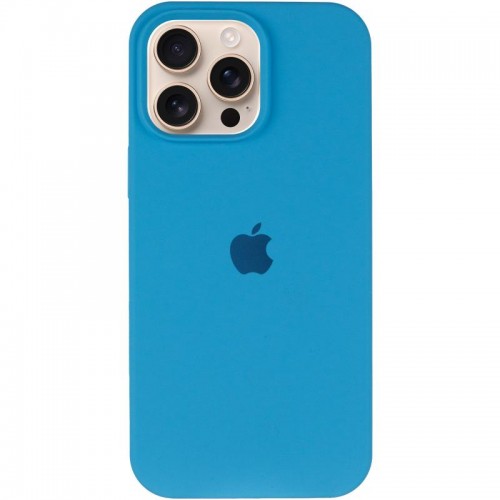 Чехол Silicone Case Full Protective (AA) для Apple iPhone 13 Pro (6.1") Голубой / Blue