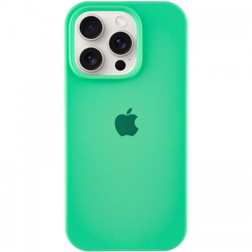 Чехол Silicone Case Full Protective (AA) для Apple iPhone 13 Pro (6.1") Зелёный / Spearmint