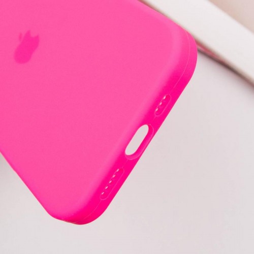 Чохол Silicone Case Full Protective (AA) для Apple iPhone 13 Pro (6.1") Рожевий / Barbie pink