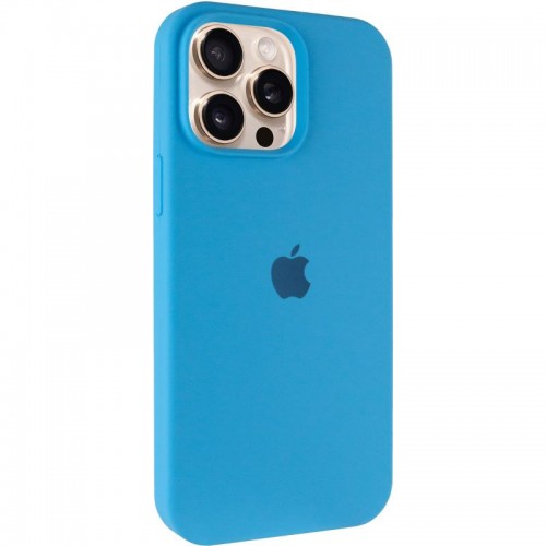 Чехол Silicone Case Full Protective (AA) для Apple iPhone 13 Pro Max (6.7") Голубой / Blue