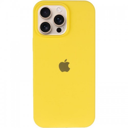 Чехол Silicone Case Full Protective (AA) для Apple iPhone 13 Pro Max (6,7") Жёлтый / Yellow